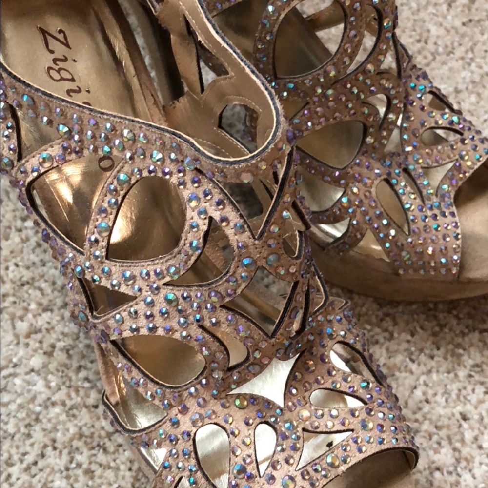 Formal Rhinestone High Heels - Picture 2 of 3
